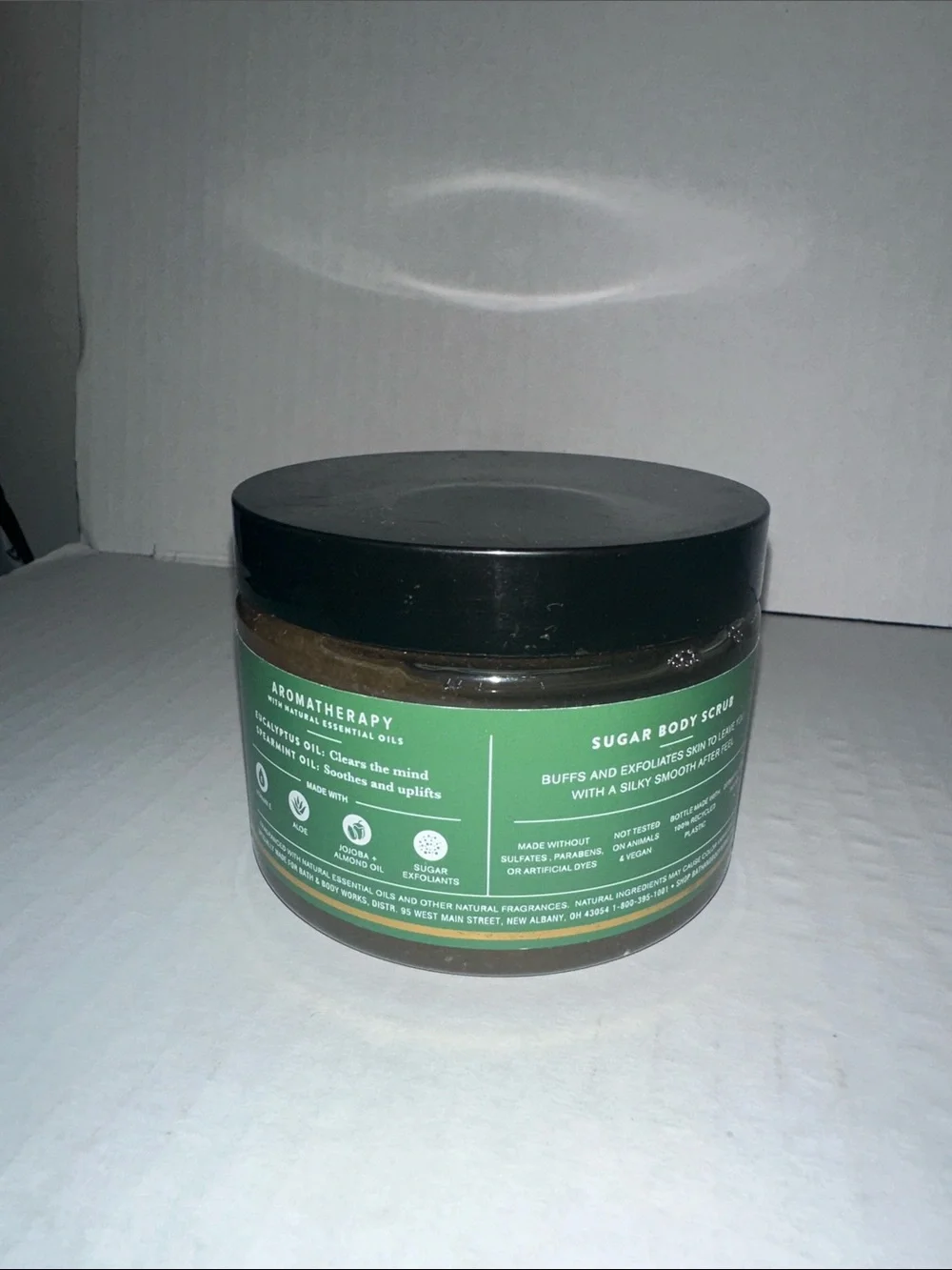 Aromatherapy Eucalyptus + Spearmint Sugar Body Scrub